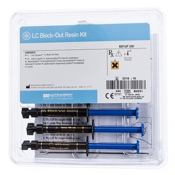 BLOCK OUT LC RESIN KIT 4X1 2ML ULTRADENT -