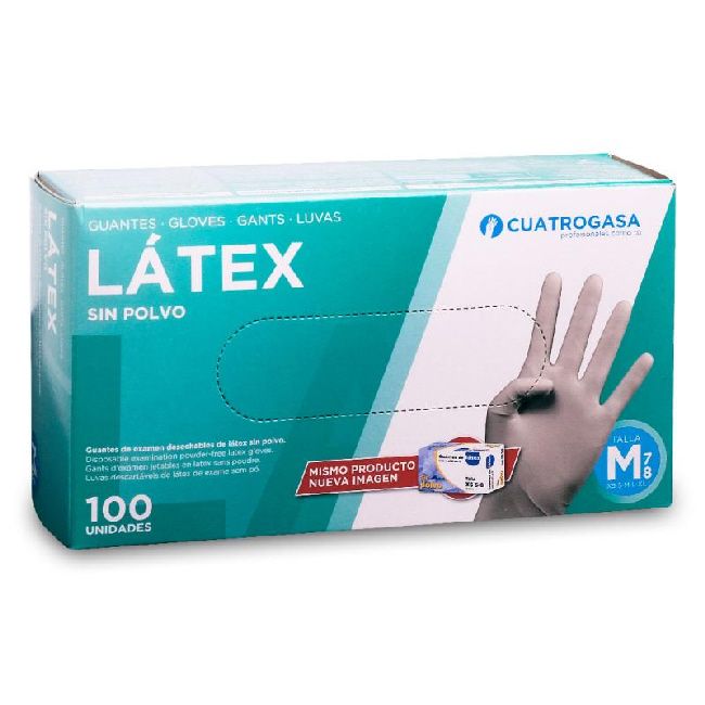 GUANTES LATEX SIN POLVO X PEQUE OS 100 UNID 4G – Moltodent